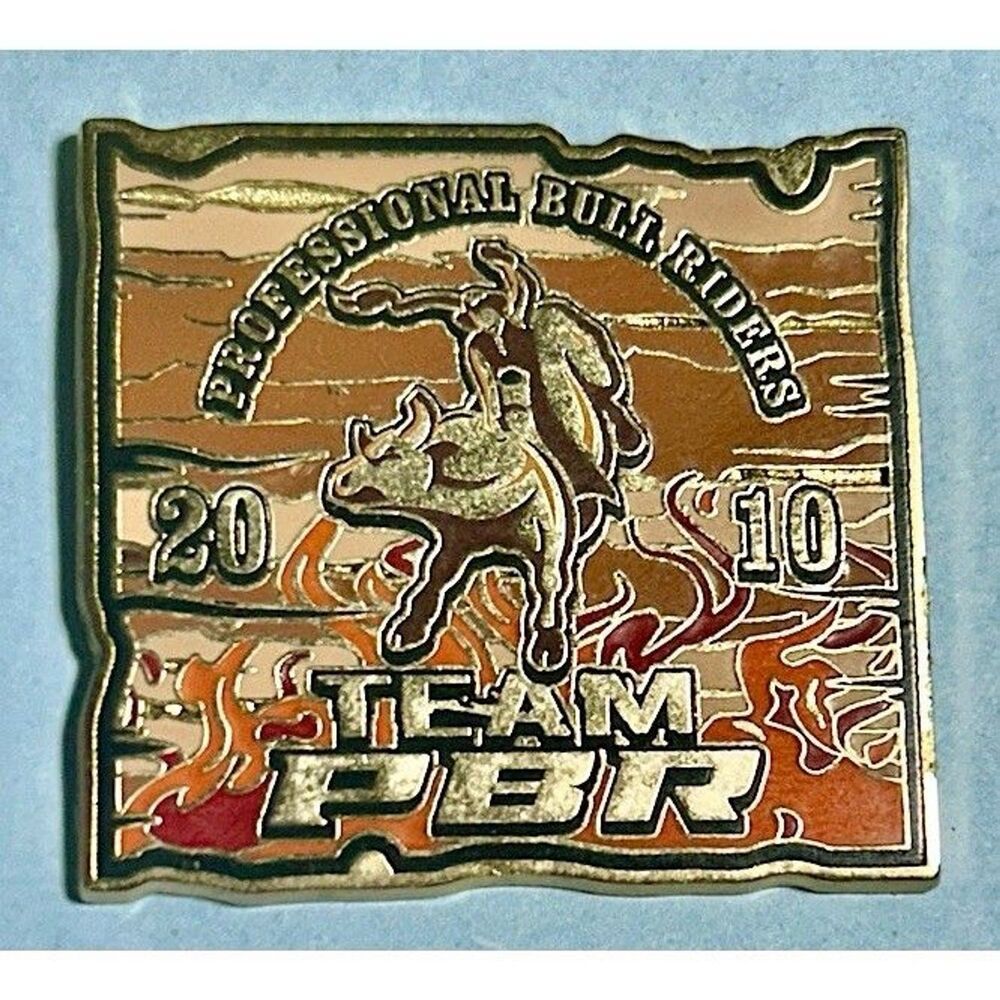 2010 Team PBR Professional Bull Riders Hat or Lapel Pin Championship Rodeo